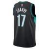 NBA Mænd Trøje Portland Trail Blazers Shaedon Sharpe 2025-26 Nike City Edition Sort Swingman
